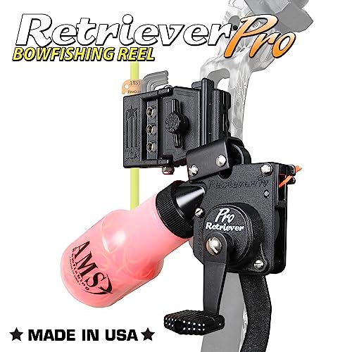 AMS Bowfishing Retriever Pro Reel - Left Hand - Made in The USA