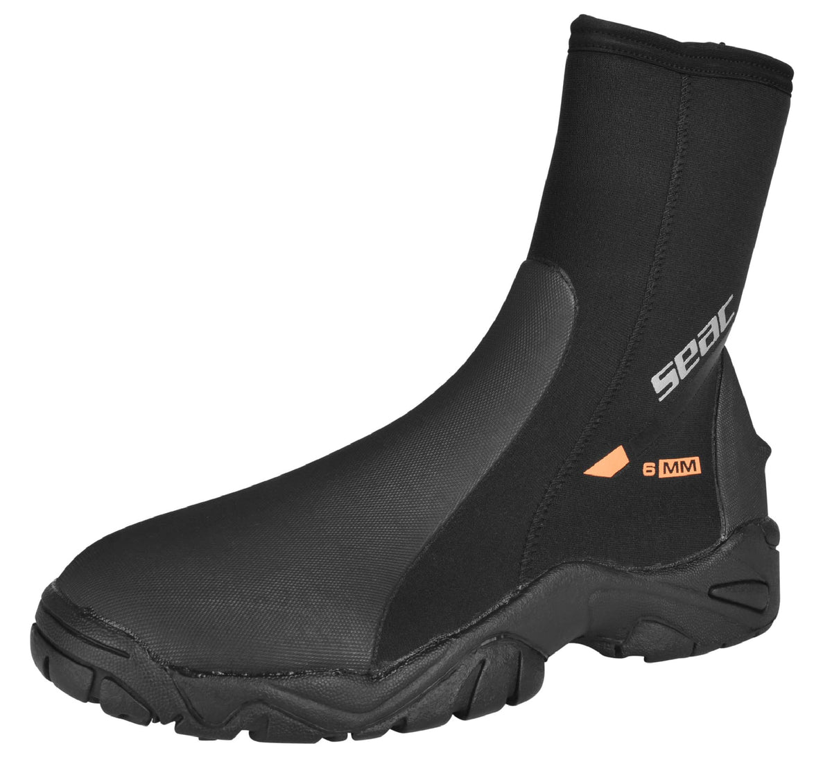 SEAC Pro HD 6mm Neoprene Wetsuit Boots with Side Zipper, XX-Large