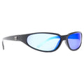 Calcutta Carolina Sunglasses (Black Frame w/ Blue Mirror Lenses)