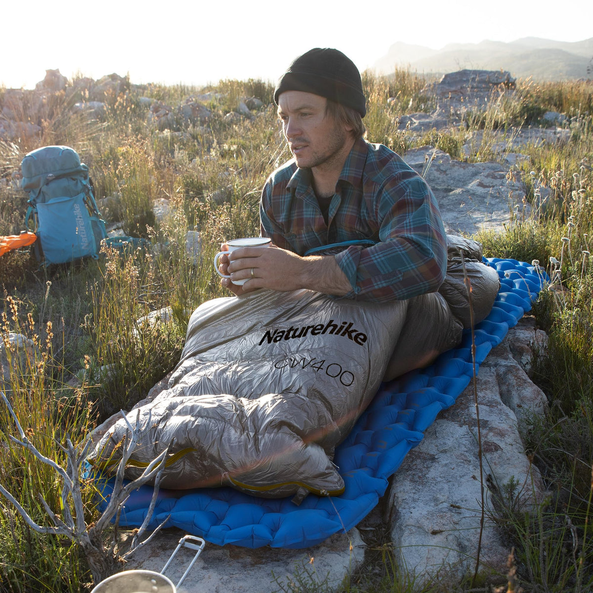 Naturehike Ultralight Duck Down Cold Weather Sleeping Bag, 750FP Compact Sleepin