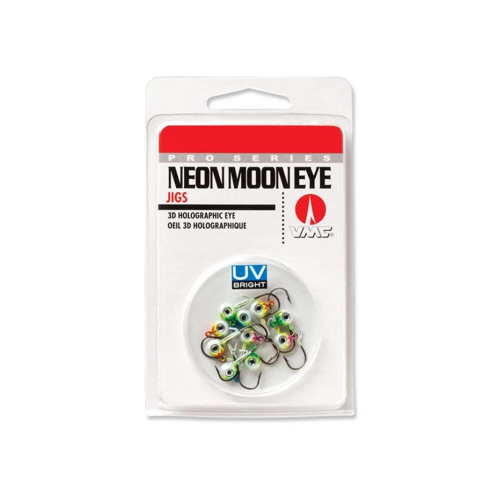 VMC Neon Moon Eye Jig Glow Kit 1/16 Assorted