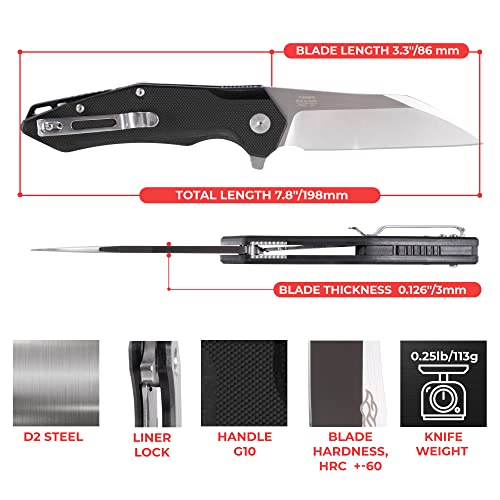 Firebird GANZO FH31 Pocket Folding Knife Wharncliffe D2