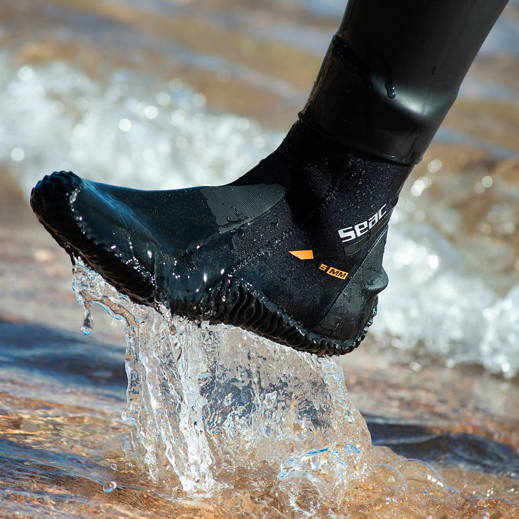 Seac 5mm Basic HD Boots - Black, Medium, view 2