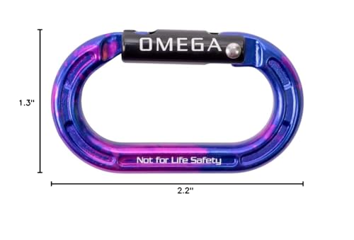 Micro Raider Mini Oval Carabiner - Hot Forged Aluminum Climbing Connector