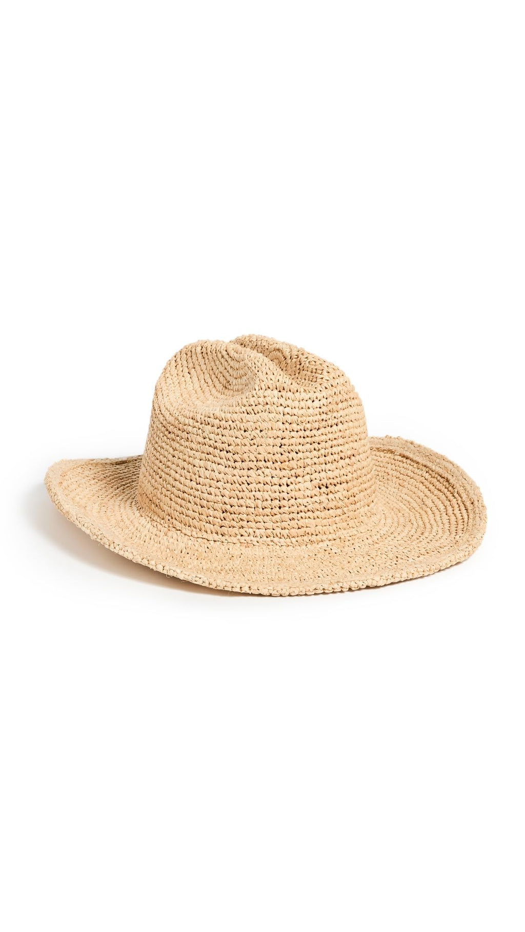 Lack of Color Women's Raffia Cowboy Hat, Natural, LG (59cm)