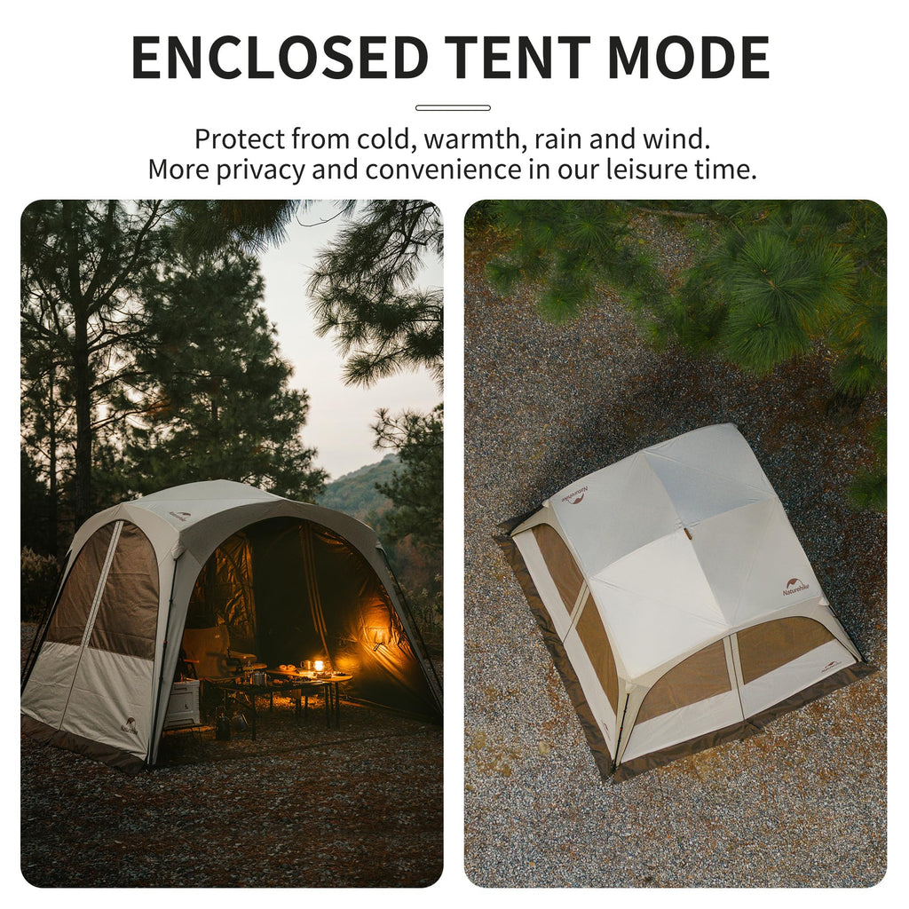 Naturehike Cloud Boundar Camping Sun Shelter, 60S Easy Setup Instant Pop up Cano, view 5