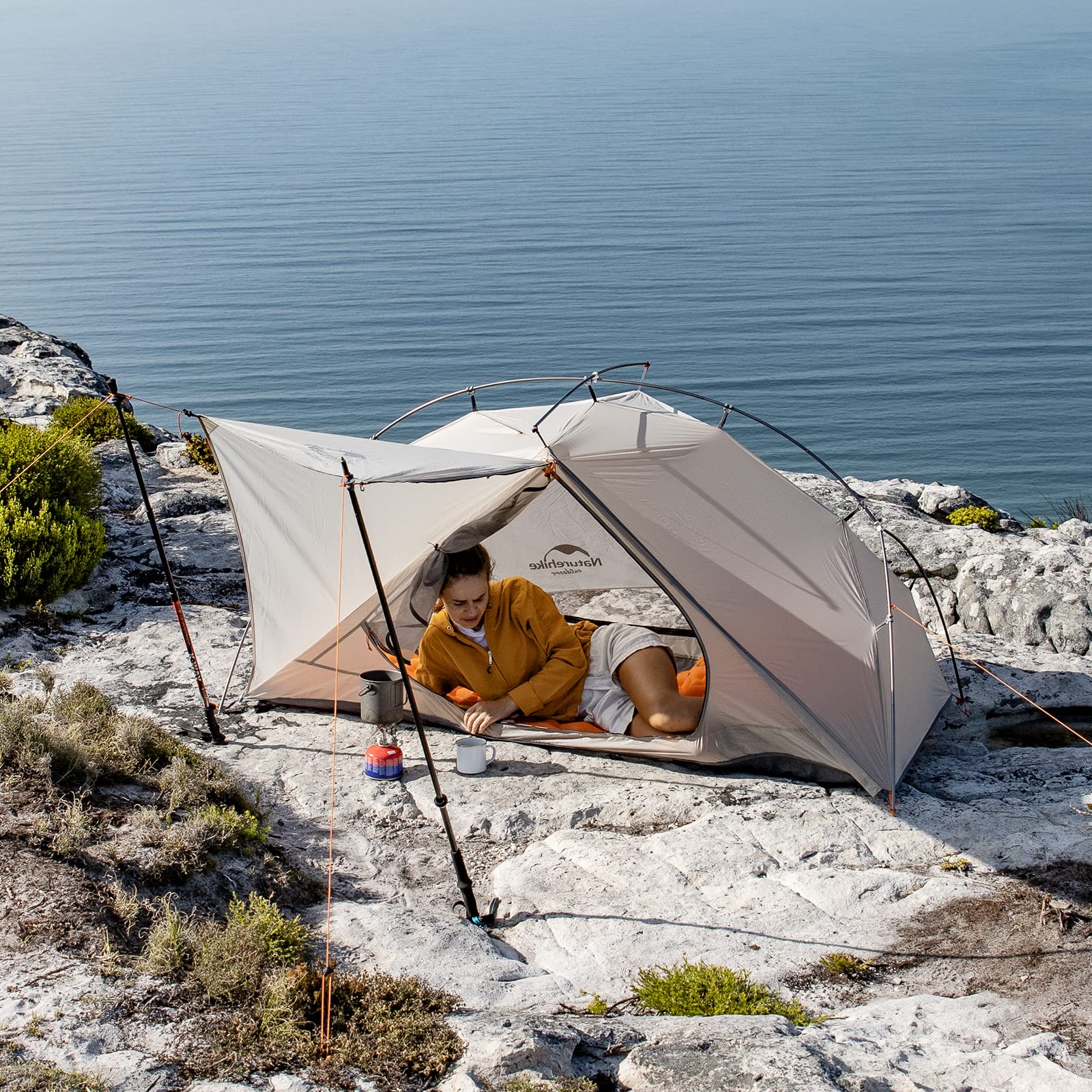 Naturehike VIK 2 Person Ultralight Backpacking Tent, Ultralight Tent for 2 Perso