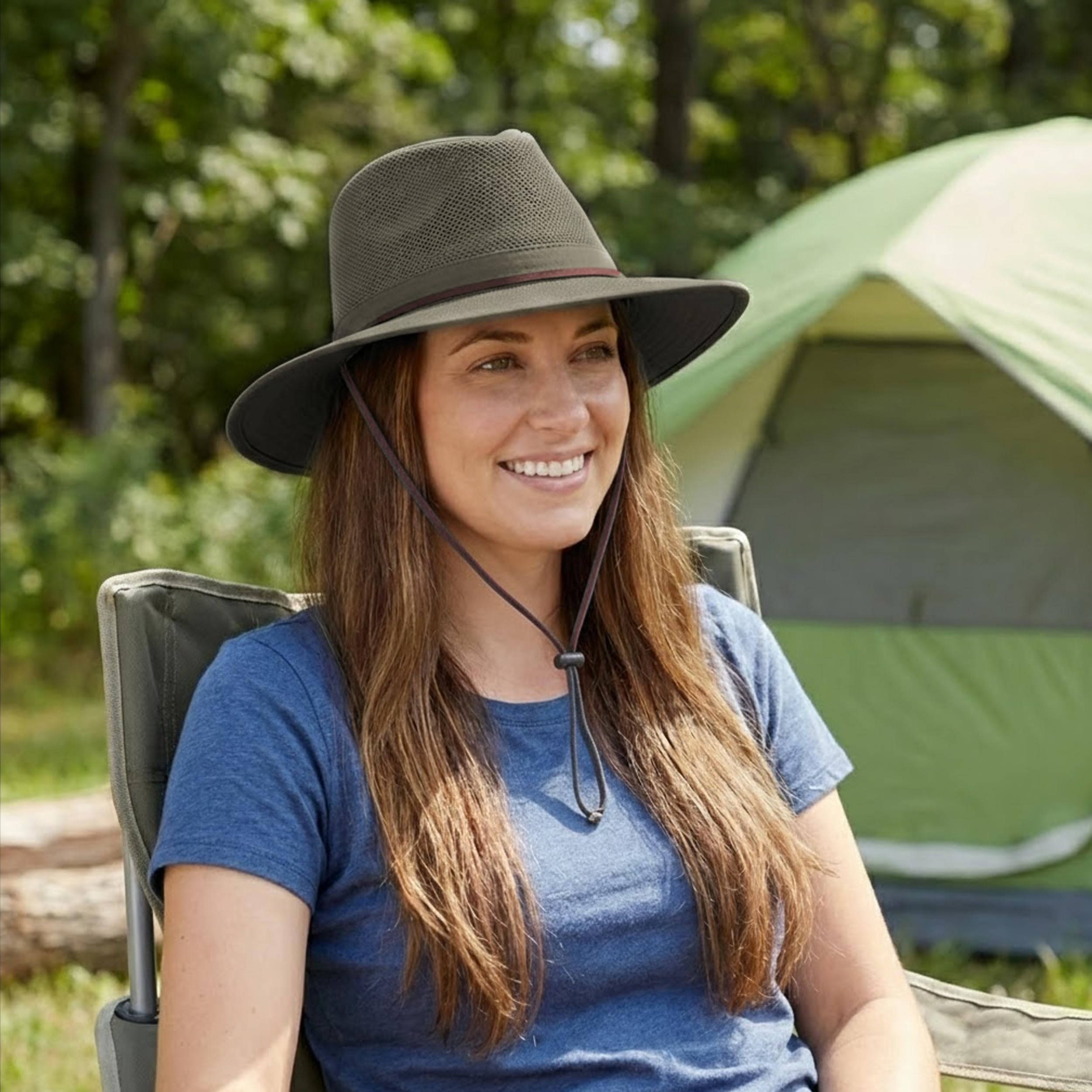 Henschel Hats Pathfinder Breezer - Wide-Brim Sun Hat for Men | Durable Chincord,