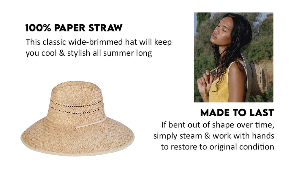 Lack of Color Women's The Vista Paper Straw Hat (Medium (57cm), Natural), view 6