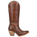 Corral Boots Womens Cognac Embroidered Snip Toe Casual Boots Mid Calf Mid Heel 2