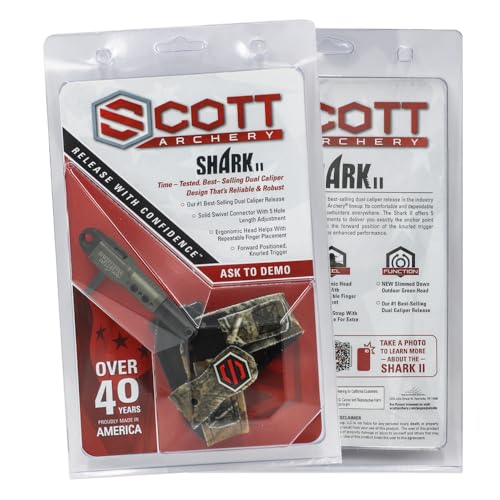 Scott Archery Shark II Release OD Green Camo Standard, view 5