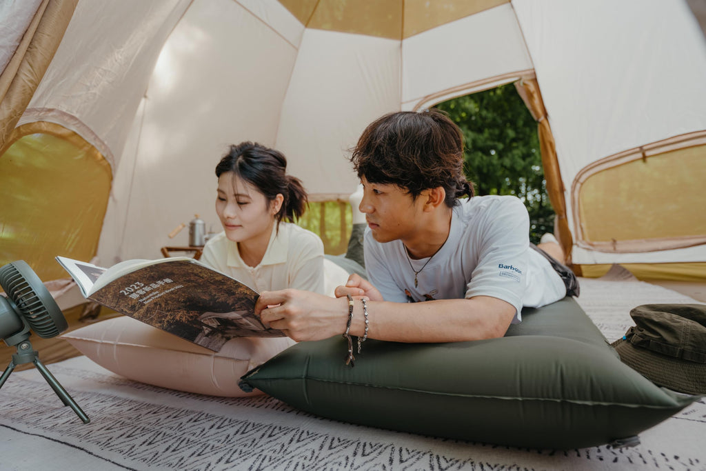 Naturehike 4"/10cm Ultra Thick Foam Self Inflating Sleeping Pad with Pillow, R9., view 2