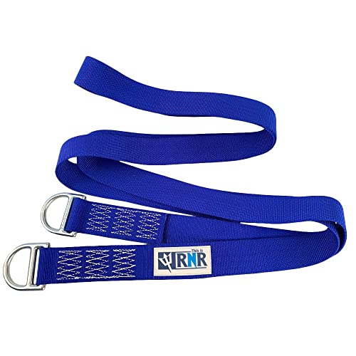 Rock-N-Rescue Heavy-Duty Nylon Tow Strap with D-Rings | 7644 Lbs Capacity | Abr