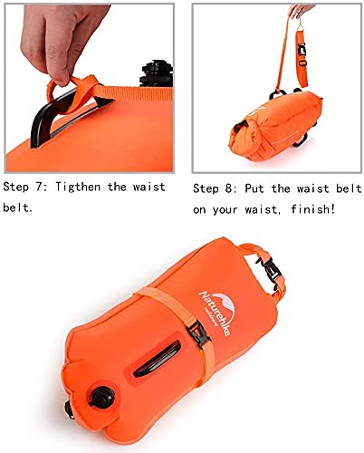 Naturehike Swim Buoy Inflatable Swimming Tow Float Difting Bag Dry Bag Water Spo