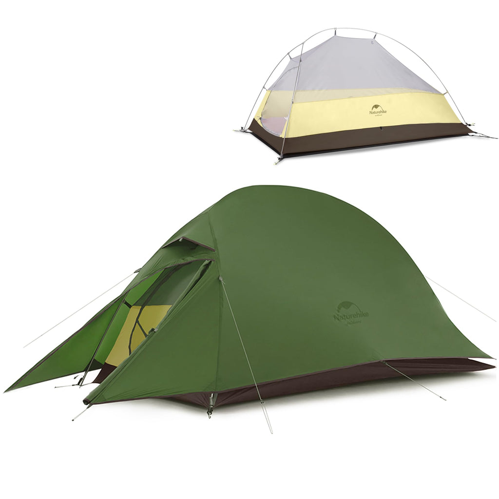 Naturehike Cloud-Up 1 Person Tent Lightweight Backpacking Tent for One Man, Wate