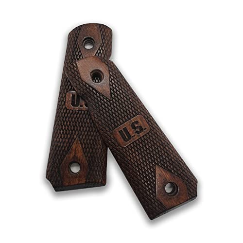 Zib Grips 1911 Original Series US Logo Wooden 1911 Grips, view 2
