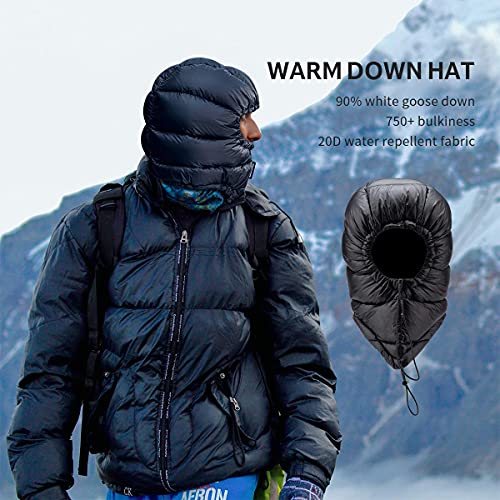 Naturehike Winter Down Hood Outdoor Windproof Down Cap Warm Goose Down Hat for H