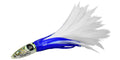 MagBay Premier 6" Tuna Feather Lures - Trolling Feathers (Blue White)