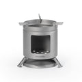 Naturehike Outdoor Camping Stove Titanium Wood Burning Stove for Hiking Backpack