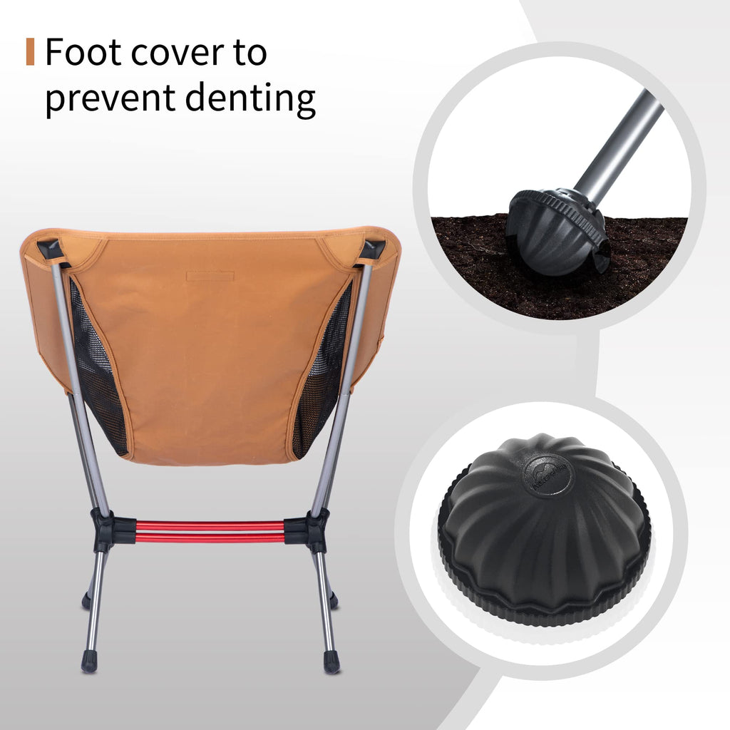 Naturehike YL08 Ultralight Camping Chair, 2.12 LBS Portable Backpacking Chair wi, view 6