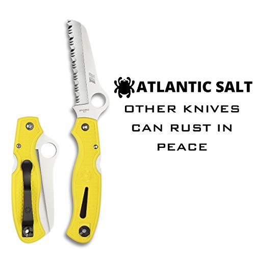 Spyderco Atlantic Salt Lightweight Folding Utility Pocket Knife