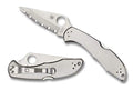 Spyderco Knives Delica 4 Serrated Edge Pocket Knife