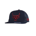 Lost Calf 3D Stitch Black Red Logo - Hats Cap