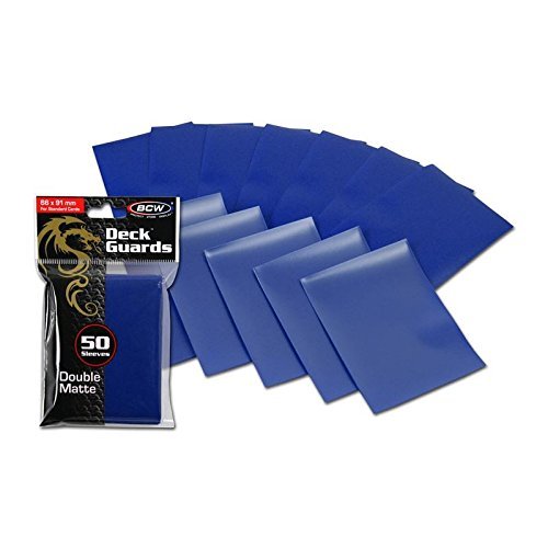 1500 Blue Double Matte Deck Guard Card Sleeves - Ultra Protectors - MTG - Dragon