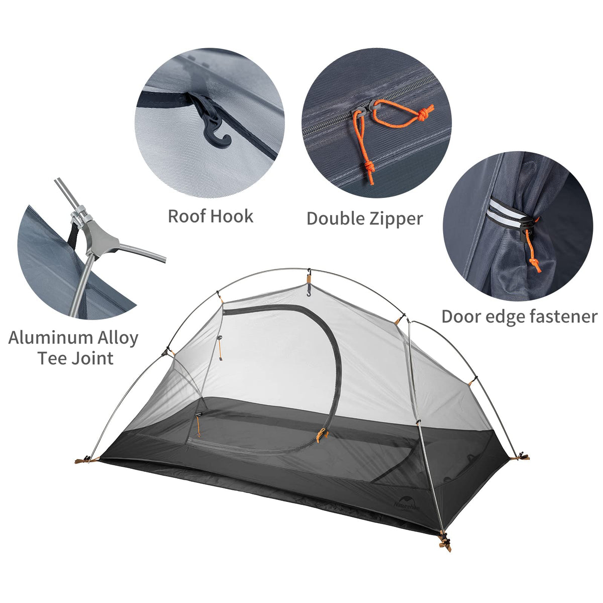 Naturehike Backpacking Tent for 1 Person Camping Hiking Lightweight Waterproof o