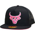 Lost Calf 3D Logo Pink with Black - Hats Cap, One Size-X-Large