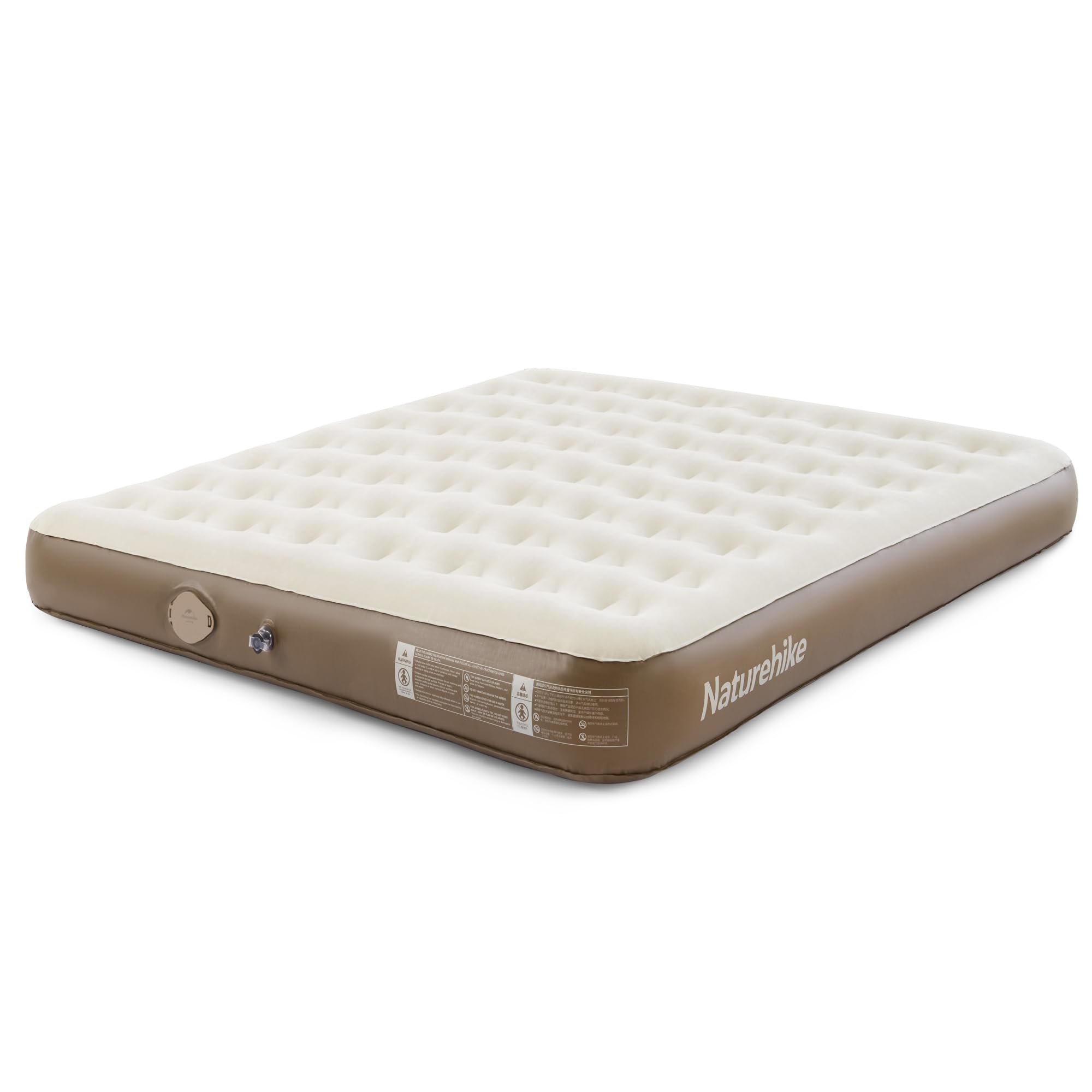 Naturehike Luxury Air Mattress Queen Size with Removable Built-in Electric Pump,