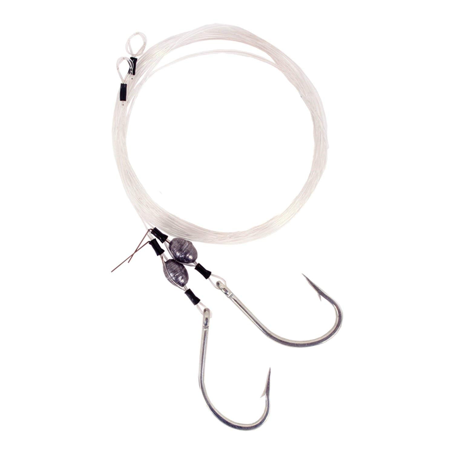 Calcutta Outdoors Ballyhoo Rigs – Monofilament/Wire Fishing Water Lure Hook Bait