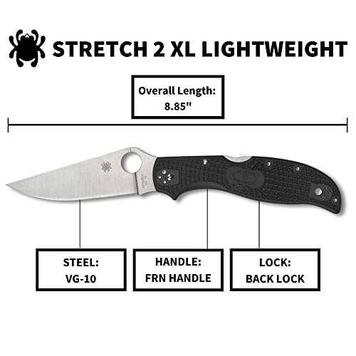 Spyderco Stretch 2 XL Signature Lightweight Pocket Knife with 3.43", view 5