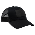 13 STRIPES American Flag Hat – Leather Patch Mesh Back Snapback Hat for Men & Wo