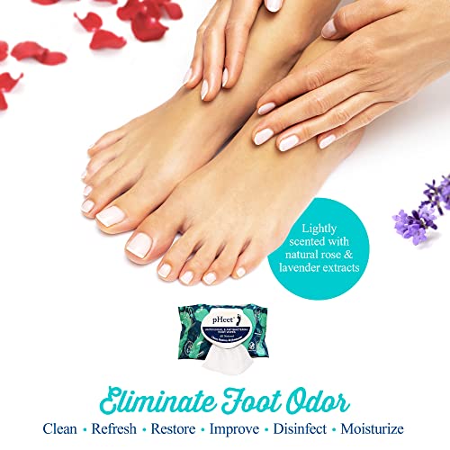 pHeet® Foot Wipes - All-Natural Antifungal & Antibacterial Formula, view 7