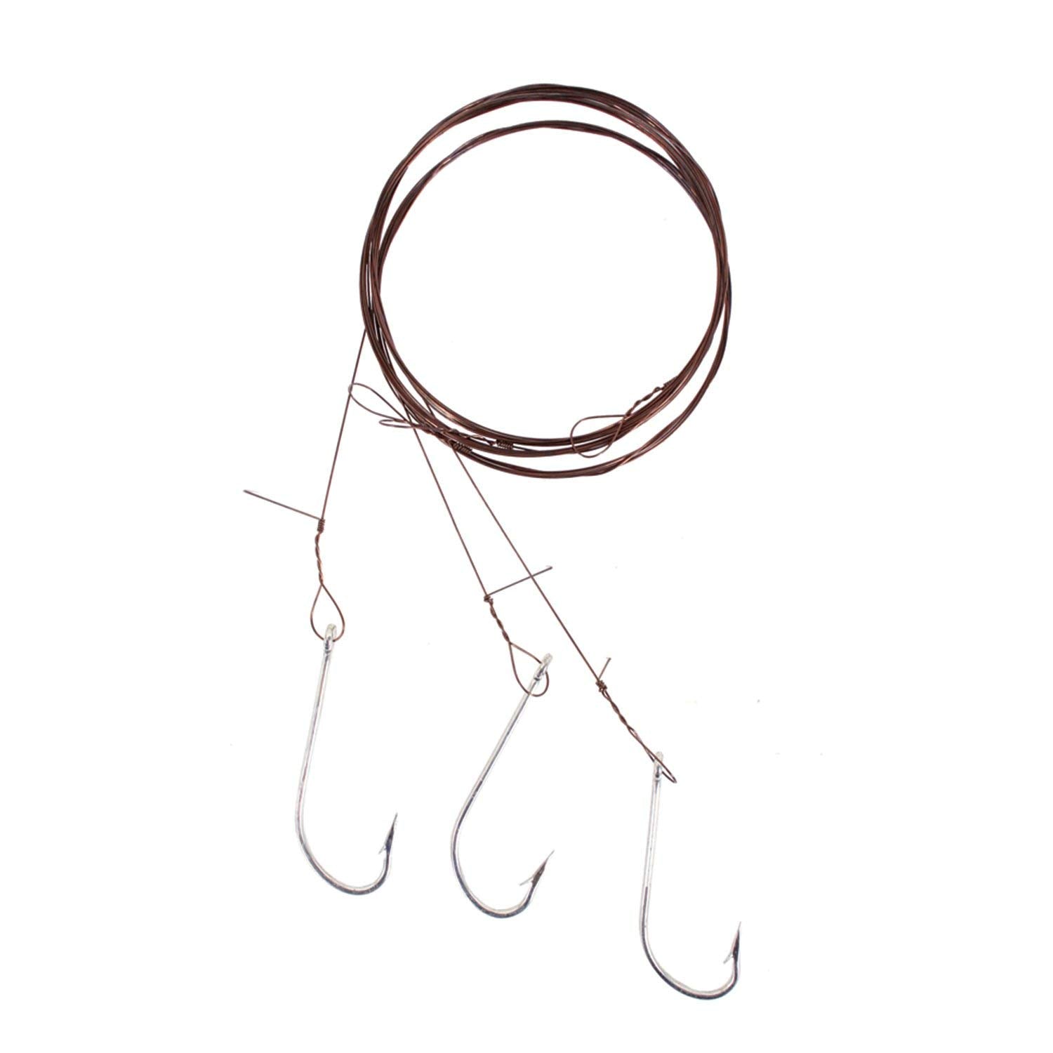 Calcutta Outdoors Ballyhoo Rigs – Monofilament/Wire Fishing Water Lure Hook Bait