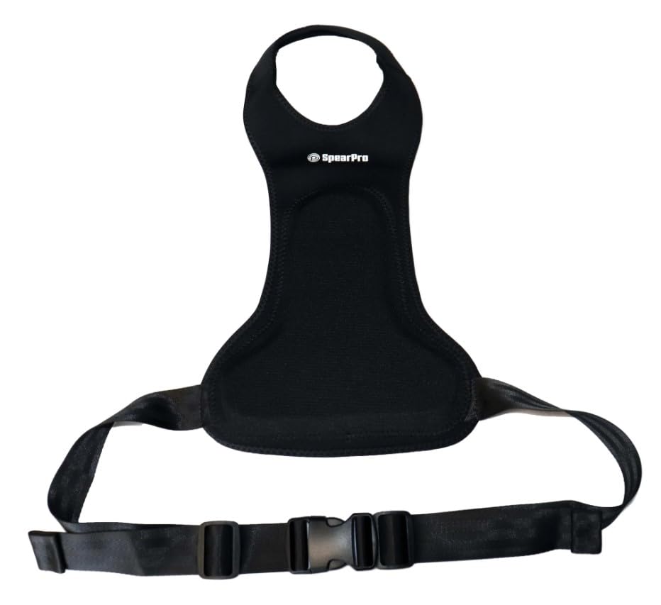 SpearPro Neoprene Spearfishing Chest Pad for Men, Women, Kids, Unisex, Chest, view 2