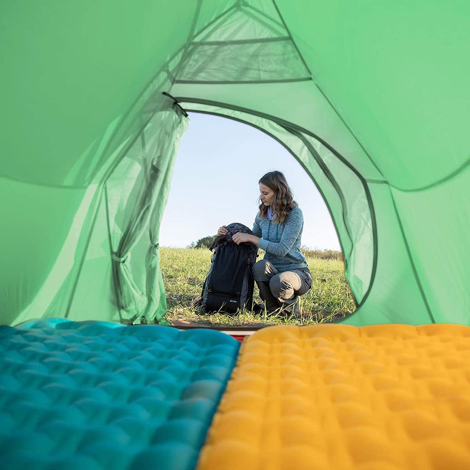 Naturehike Cloud Up Free Standing 2 Person Backpacking Tent Ultralight Nylon Dou