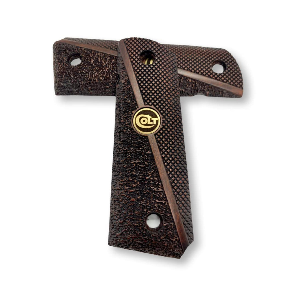 Zib Grips 1911 Original Series US Logo Wooden 1911 Grips, view 3