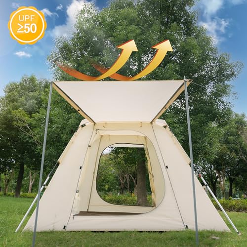 Naturehike Ango 3 Person 4 Person Pop Up Tent, Waterproof UPF 50+ Easy Set up Au, view 6