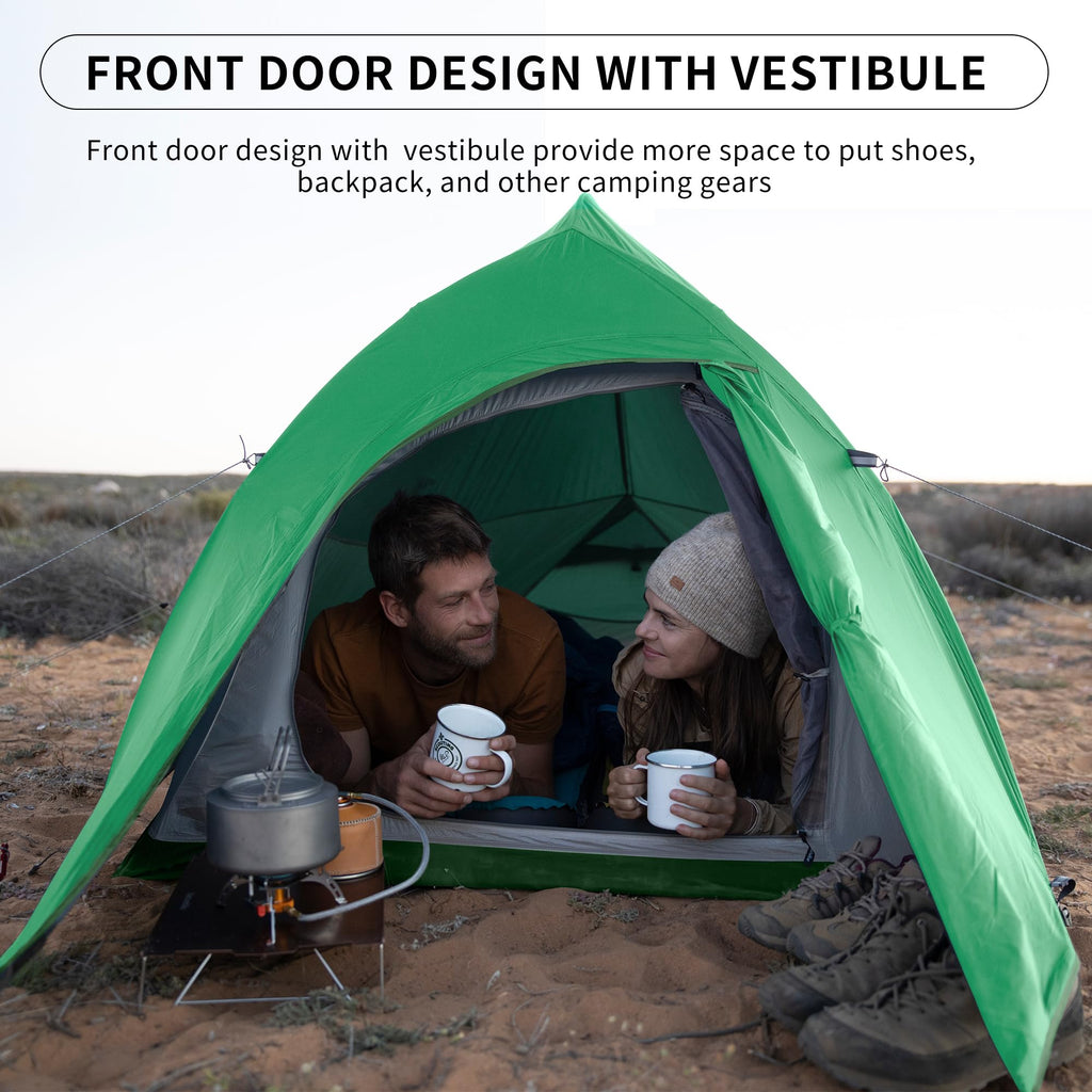 Naturehike Cloud-Up 2 Person Tent Lightweight Backpacking Tent with Footprint -, view 5