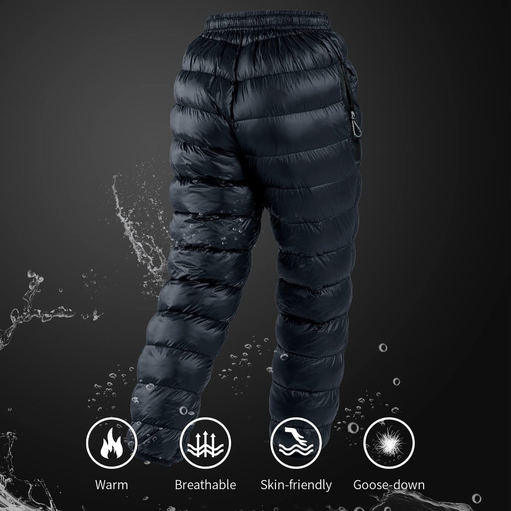 Naturehike DW Down Pants, Men's Women's Pants for Winter, 800FP Warm Windproof P, view 9