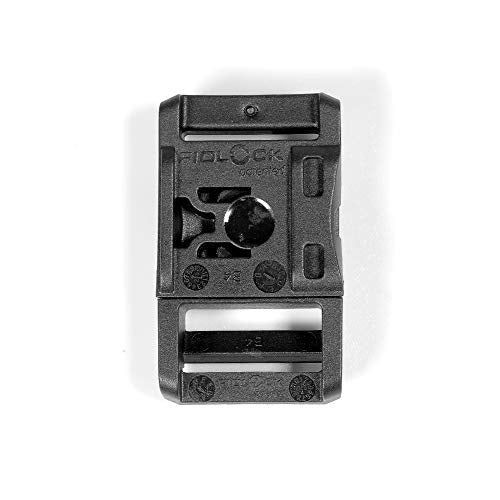 Fidlock Magnetic Buckle - 20mm Snap Buckle - Black (1 Pack)