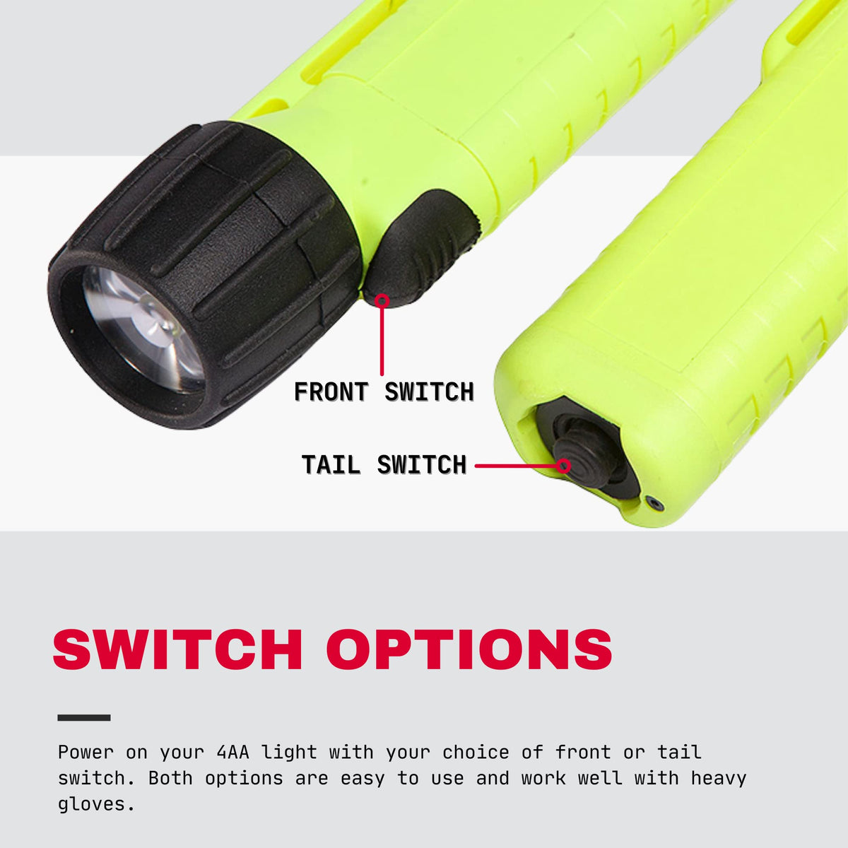 UNDERWATER KINETICS UK4AA CPO eLED Waterproof Lightweight Tail Switch Flashlight