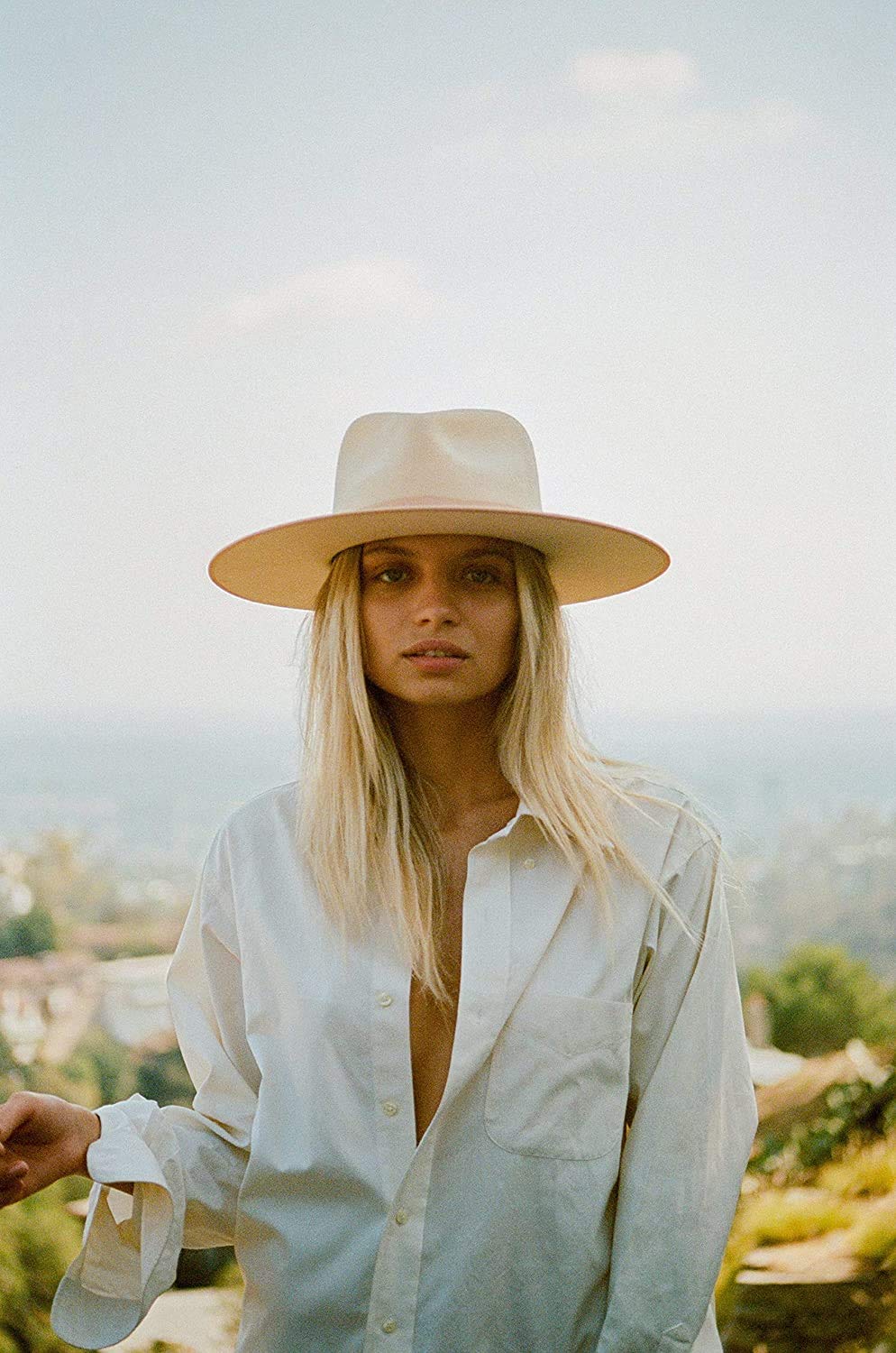 Lack of Color Women's Rancher Fedora Hat (Ivory, Medium (57 cm)), view 7