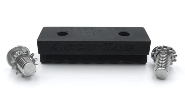 ACCU-TAC Bipod Barrett Spec Rail, Mil-Spec Type III Hard Anodized, view 4