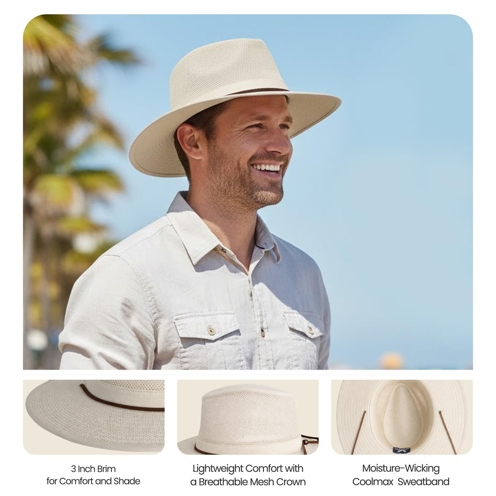 Henschel Hats Aussie Breezer Original - Wide-Brim Sun Hat for Men with Adjustabl, view 6