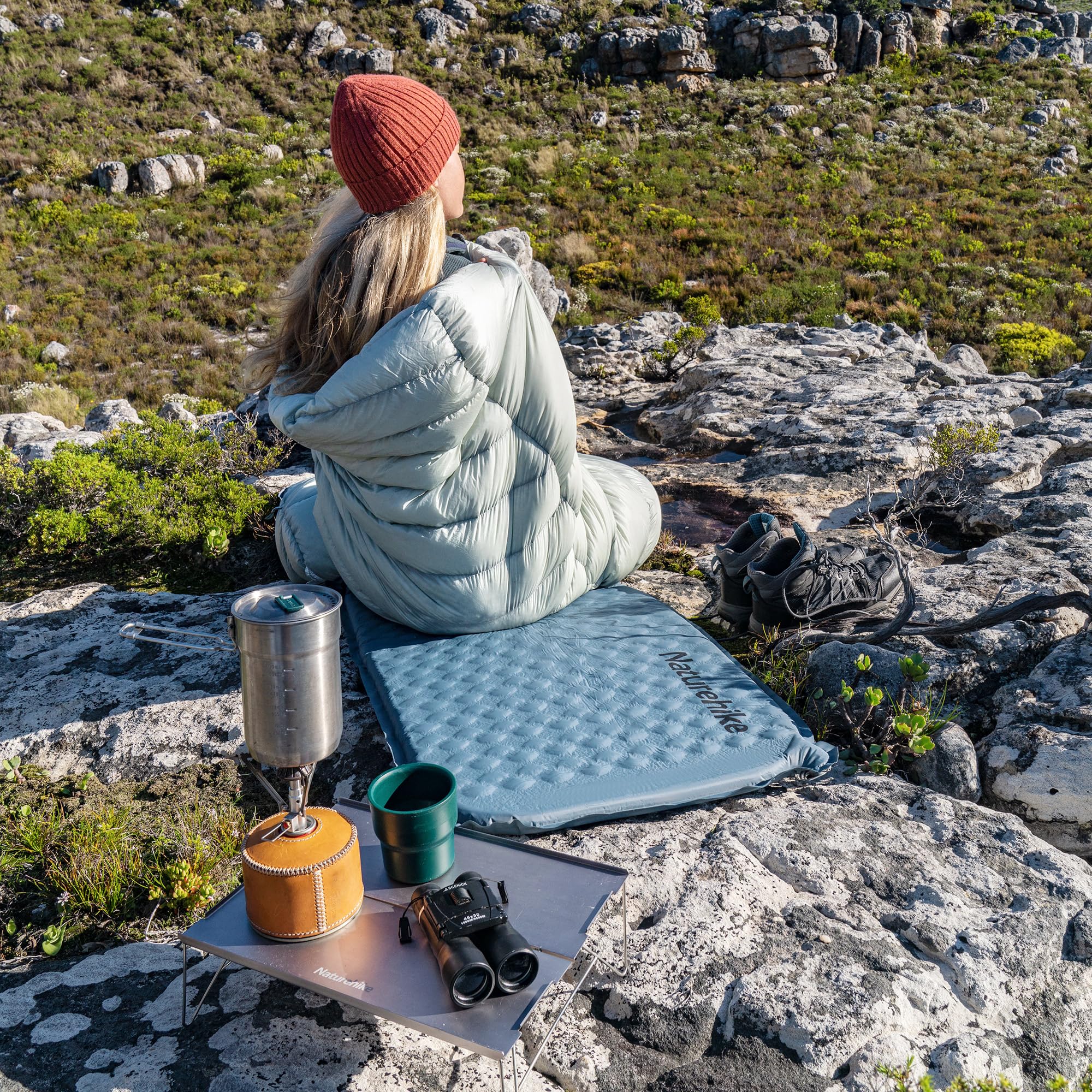 Naturehike Ultralight Self Inflating Insulated Sleeping Pad, 1.4in Lightweight R