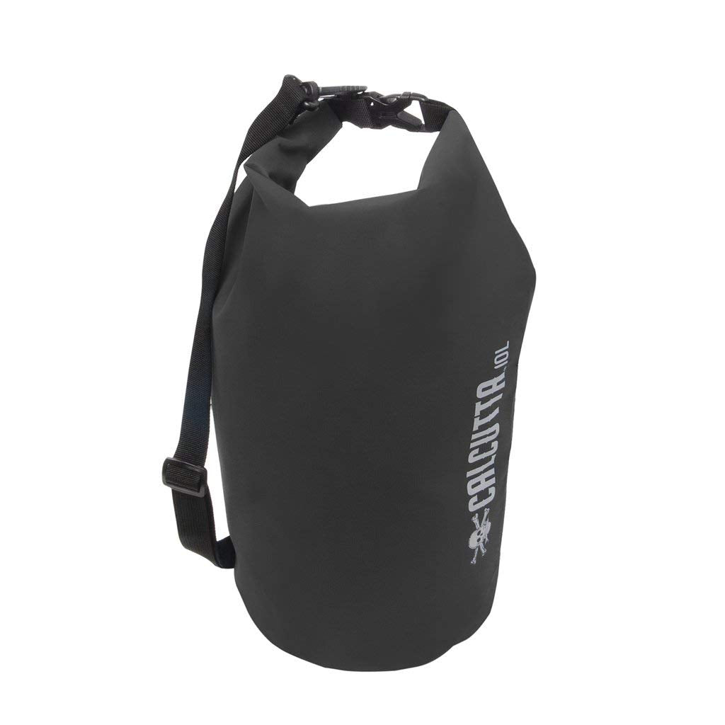 Calcutta Outdoors Waterproof Dry Bag, 10 Liter, Black – Lightweight Roll Top Gea