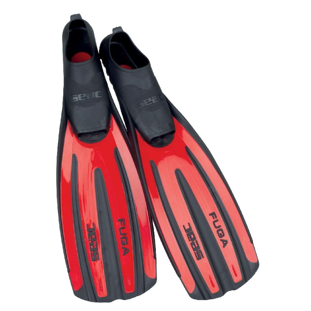 Seac Fuga, Diving Fins for Scuba Diving, Snorkelling and Apnea with Foot Pocket,